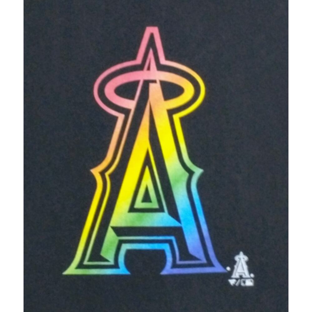 Fanatics Los Angeles Angels Team Pride T-Shirt. Men's XXL. Black